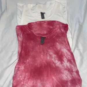 TWO Sweaty Betty Easy Peazy Tank Tops